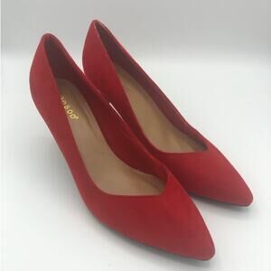 Bamboo Desiree Red Heels | Women's Size 8